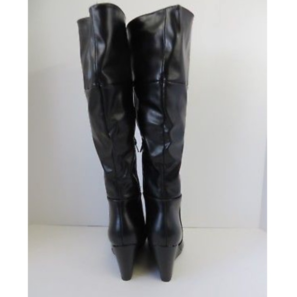 Sociology Women'S Wedge Boots Black - Picture 7 of 8